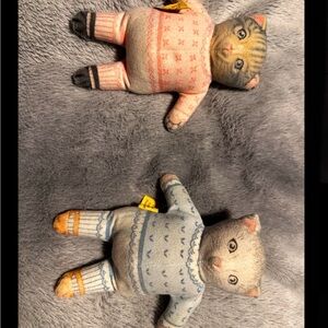 The Shackman Kitty cucumber Plush Dolls Set